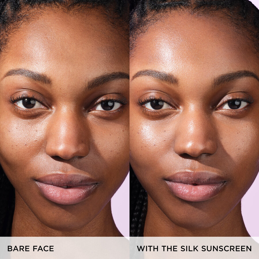 la protezione solare minerale leggera silk sunscreen spf 50